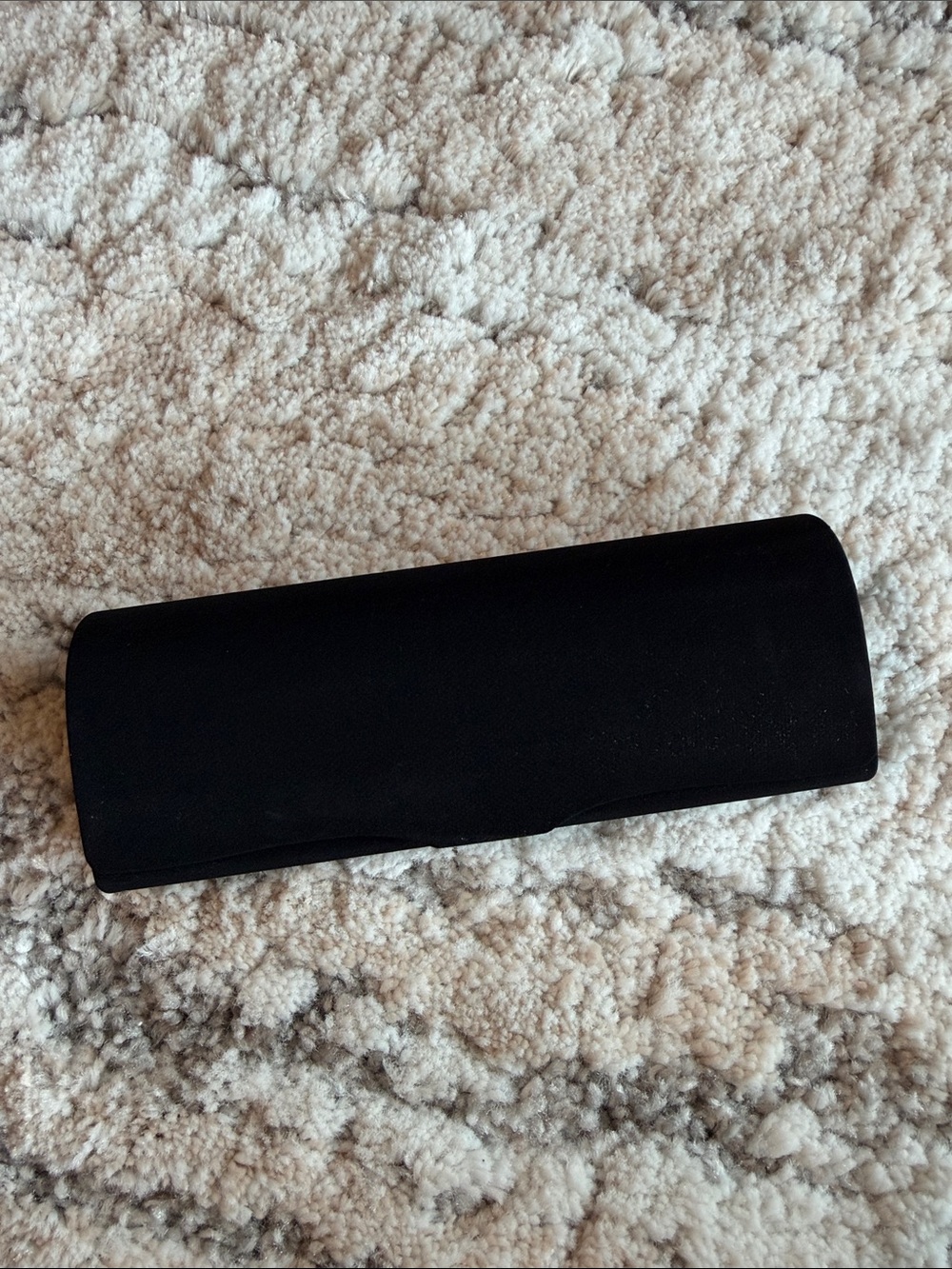 Oliver Peoples/The Row Black Velvet Eyeglass Case